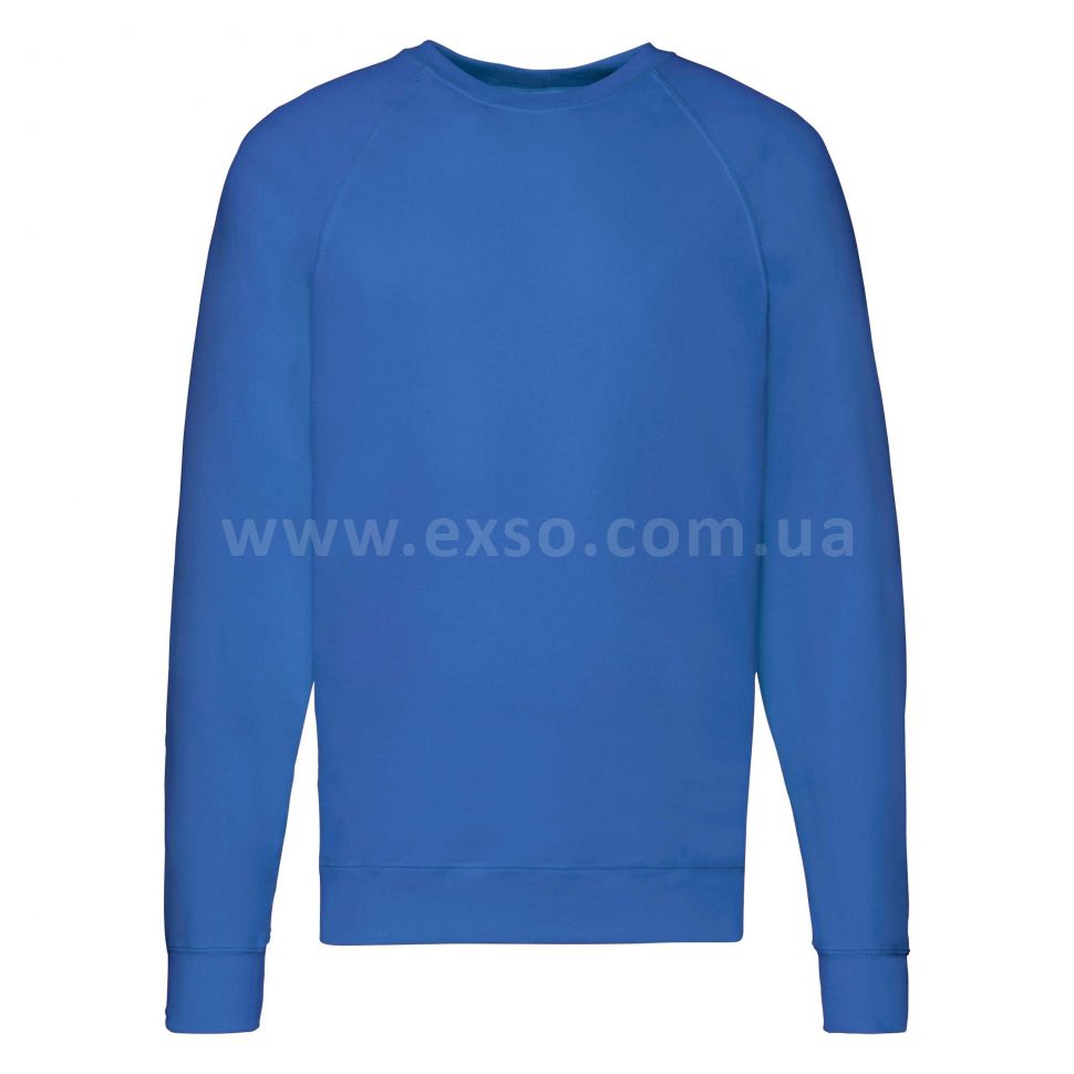 Світшот полегшений унісекс FOL Lightweight Raglan Sweat синя