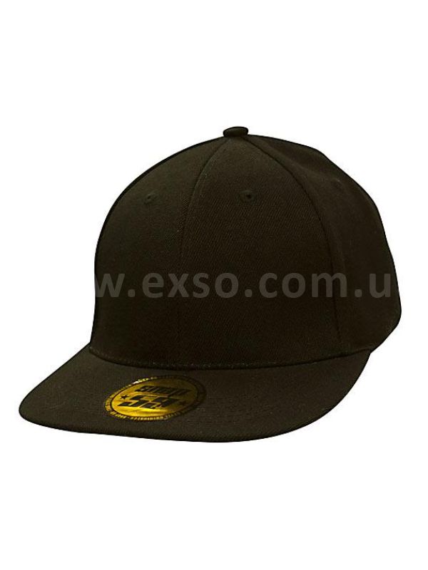 Кепка 6-ти панельна PREMIUM SNAPBACK чорна