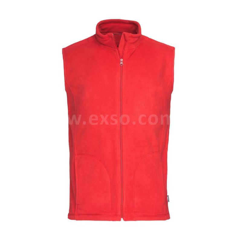Флісова жилетка чоловіча Stedman ACTIVE FLEECE VEST MAN червона