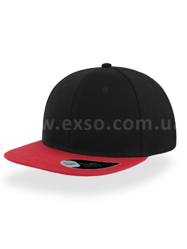 Кепка 6-ти панельна Atlantis Snap Back біла