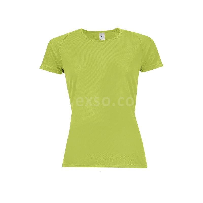 Футболка жіноча SOL'S SPORTY WOMEN зелене яблуко
